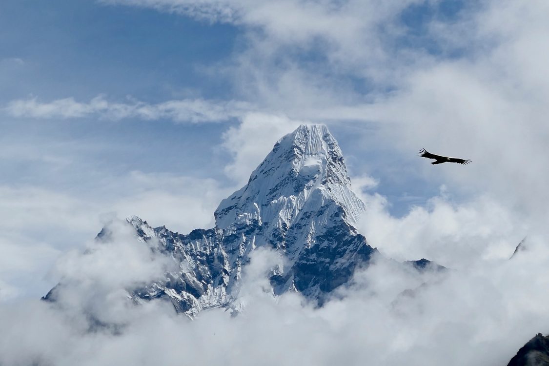 view of the peak during Ama Dablam Expedition
